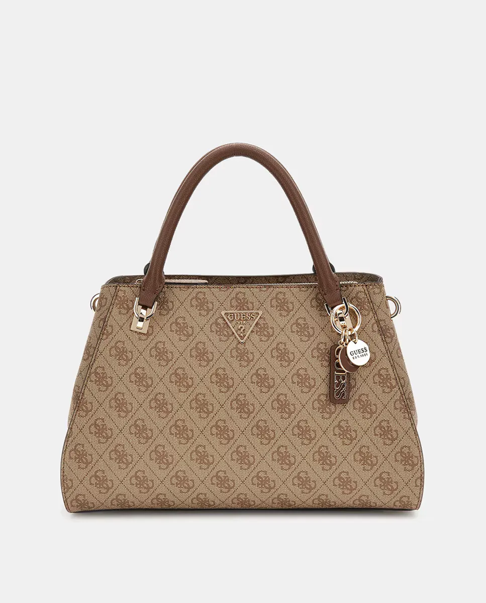 Сумка с длинной ручкой и застежкой-молнией Guess, бежевый
Сумка с длинной ручкой и застежкой-молнией Guess, бежевый