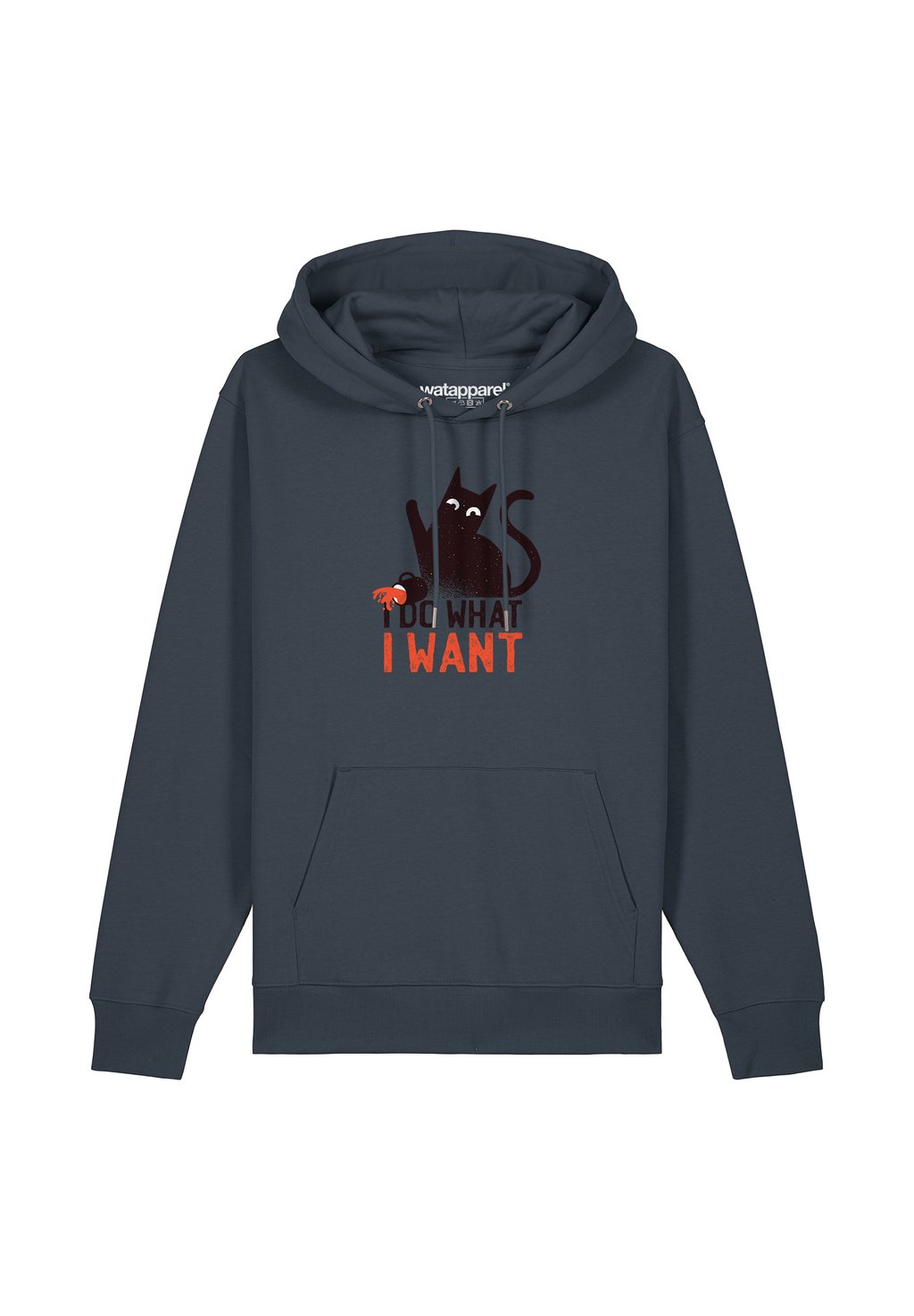 Толстовка с капюшоном CAT watapparel, антрацит
Толстовка с капюшоном CAT watapparel, антрацит