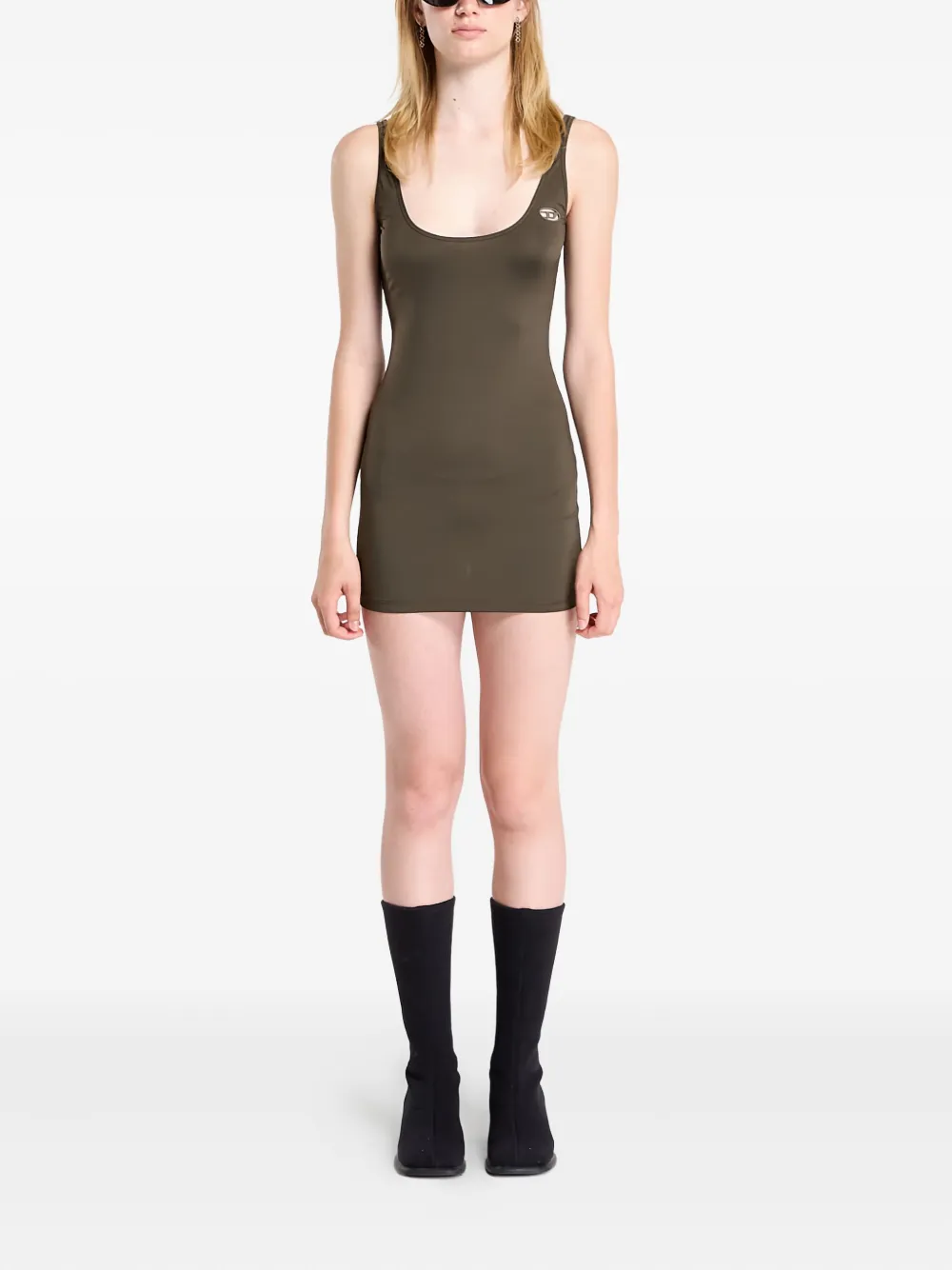 Платье с U-образным вырезом Diesel, зеленый
Платье с U-образным вырезом Diesel, зеленый