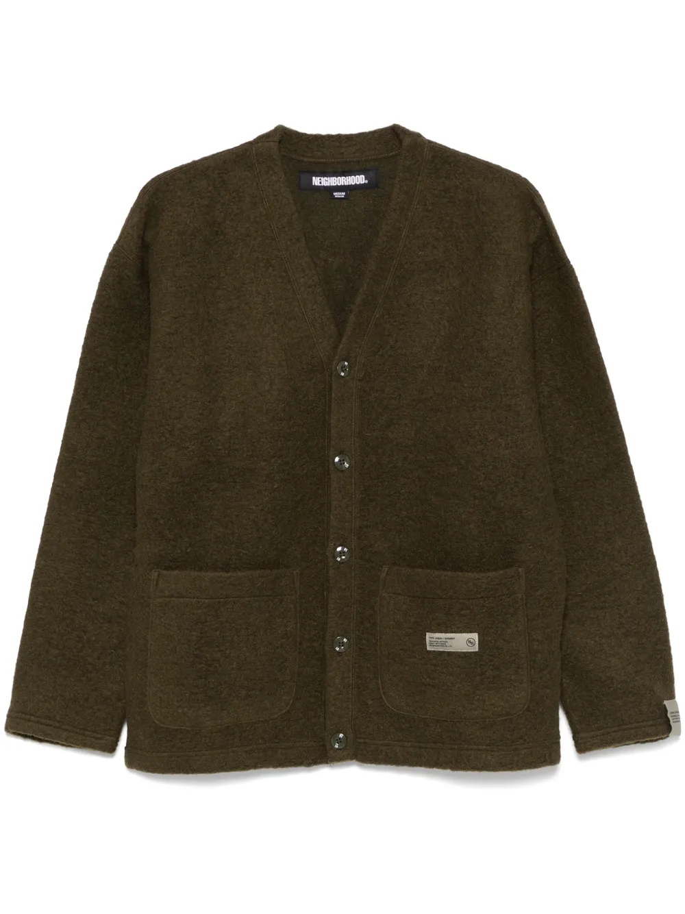Кардиган с нашивкой-логотипом Neighborhood, зеленый
Кардиган с нашивкой-логотипом Neighborhood, зеленый