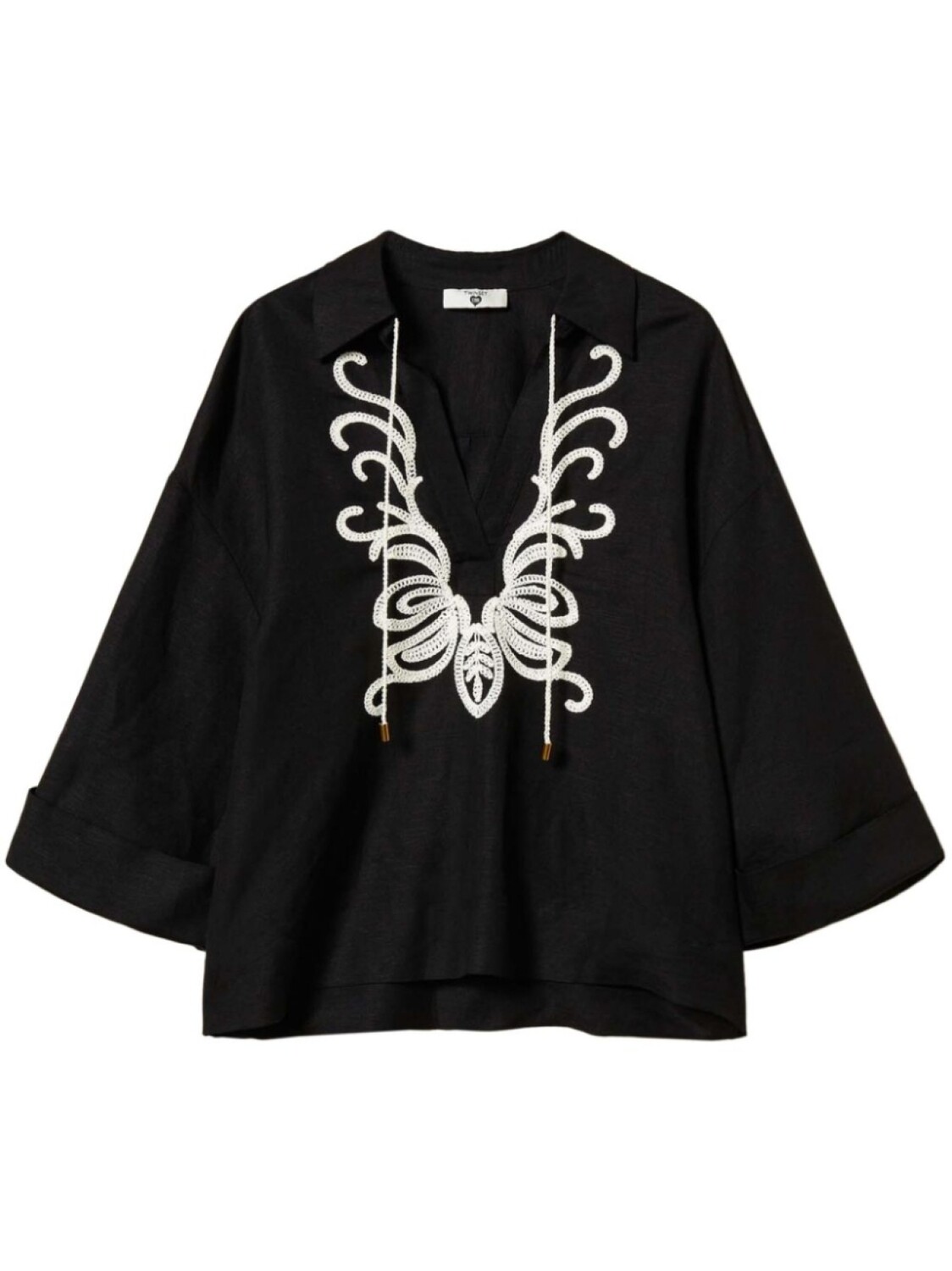 TWINSET декорированная блузка, черный
TWINSET декорированная блузка, черный