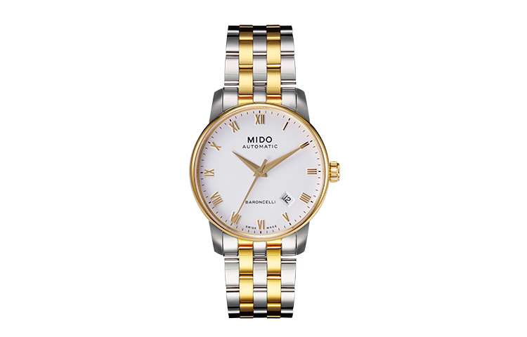 MIDO Часы Men's Baroncelli Watch, White
MIDO Часы Men's Baroncelli Watch, White