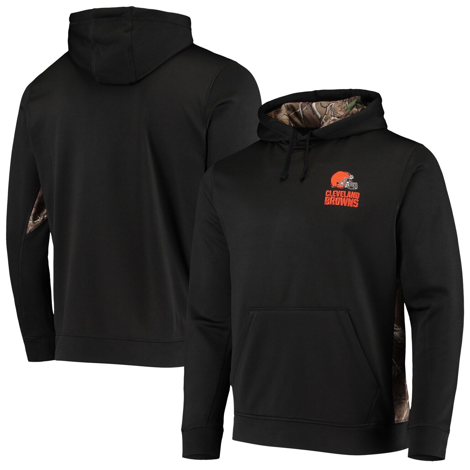 Мужской пуловер с капюшоном Dunbrooke Black/Realtree Camo Cleveland Browns Logo Ranger 
Мужской пуловер с капюшоном Dunbrooke Black/Realtree Camo Cleveland Browns Logo Ranger
