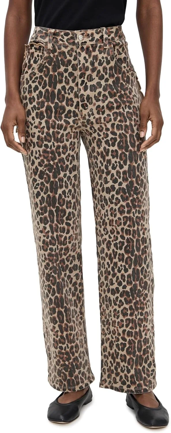 Never Fully Dressed джинсы Lucia с леопардовым принтом и фигурным краем
Never Fully Dressed джинсы Lucia с леопардовым принтом и фигурным краем