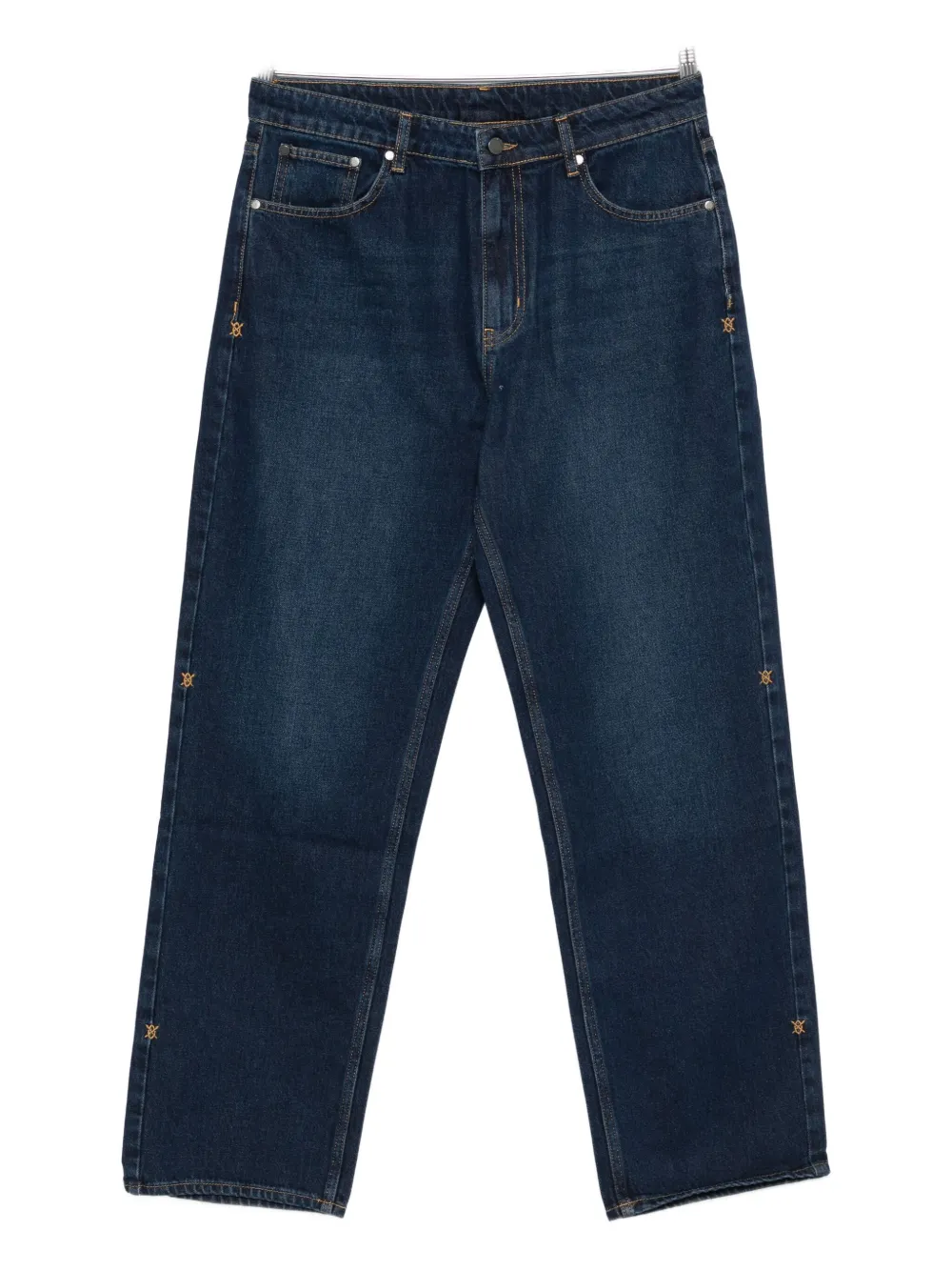 Джинсы с вышитыми боковыми деталями Daily Paper, синий
Джинсы с вышитыми боковыми деталями Daily Paper, синий