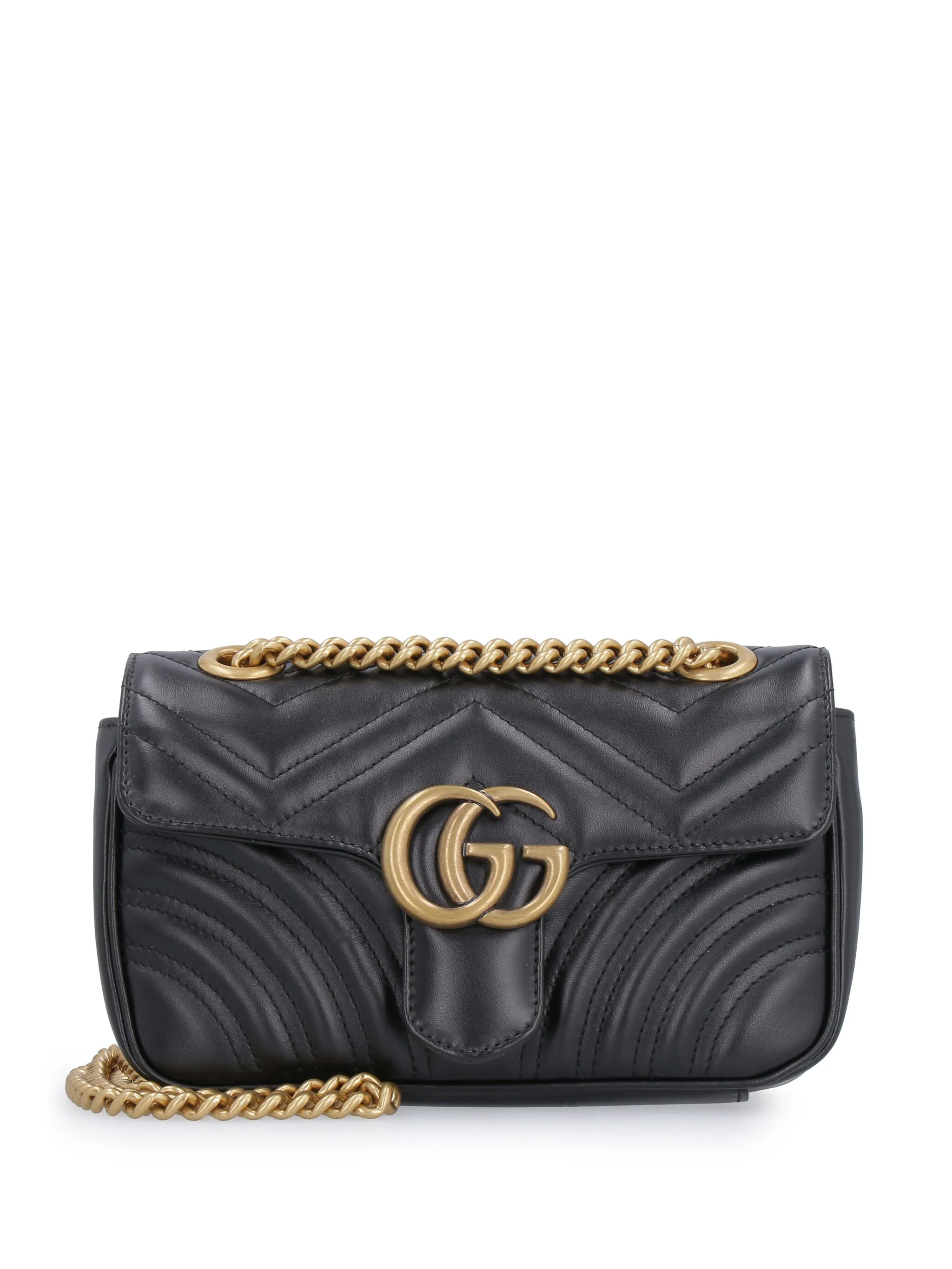 Мини-сумка на плечо GG Marmont Gucci, черный
Мини-сумка на плечо GG Marmont Gucci, черный