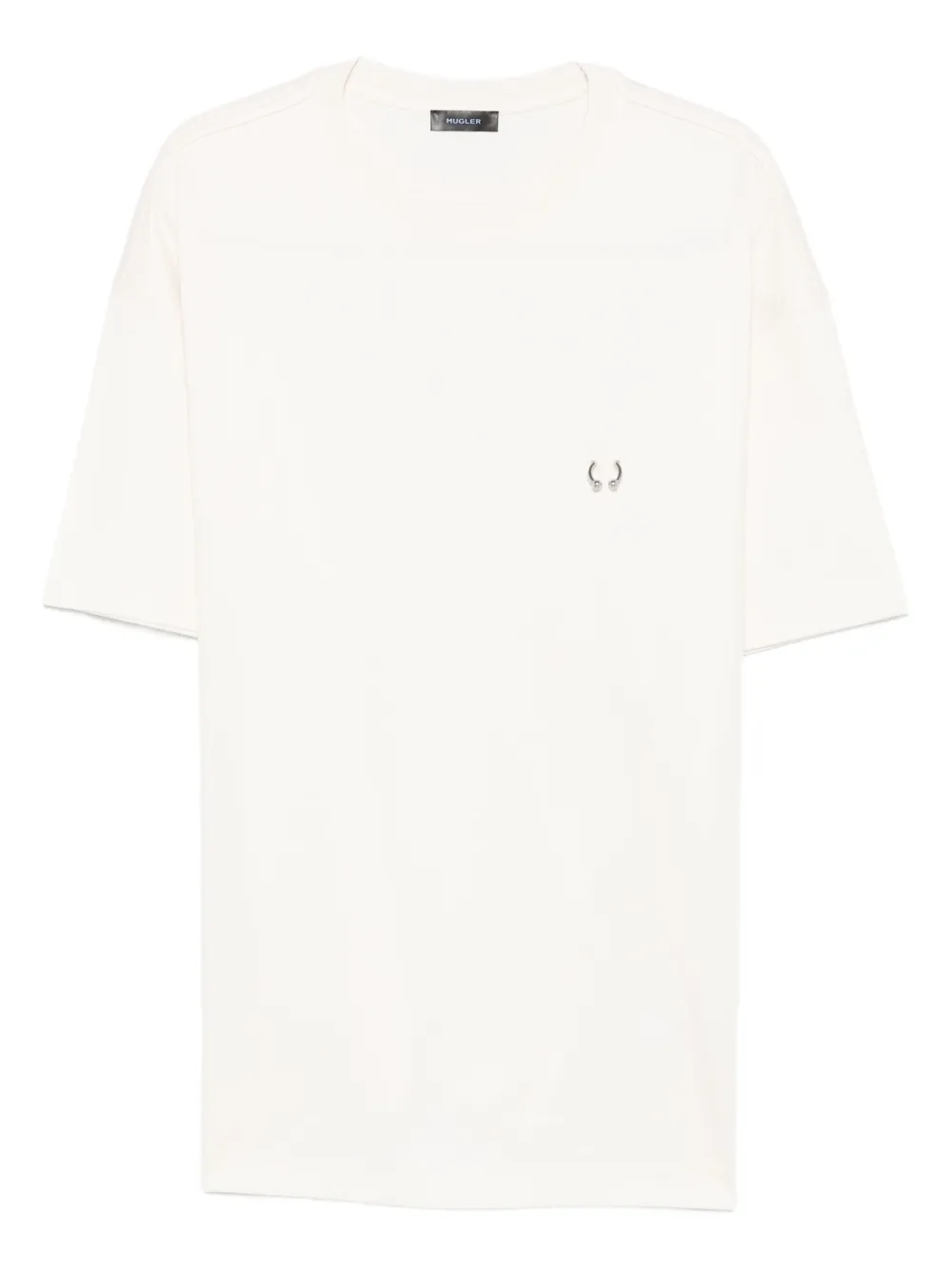 Футболка с эффектом металлик Mugler, белый
Футболка с эффектом металлик Mugler, белый