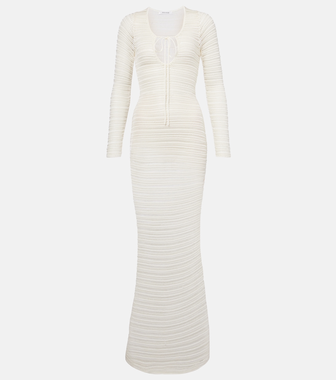 Прозрачное кружевное макси-платье Aya Muse, кремовый
Прозрачное кружевное макси-платье Aya Muse, кремовый