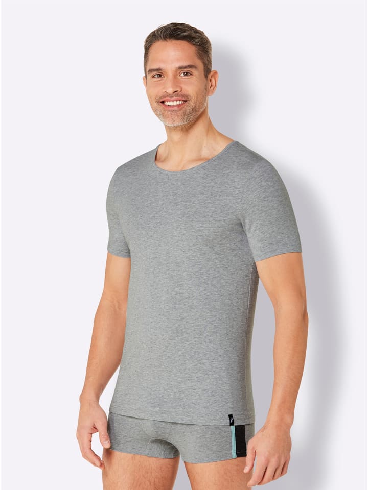 Рубашка мятного и серого меланжа WITT WEIDEN
Рубашка мятного и серого меланжа WITT WEIDEN