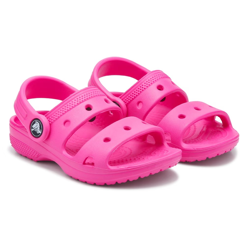 Детские классические сандалии для малышей Crocs, pink crush
Детские классические сандалии для малышей Crocs, pink crush
