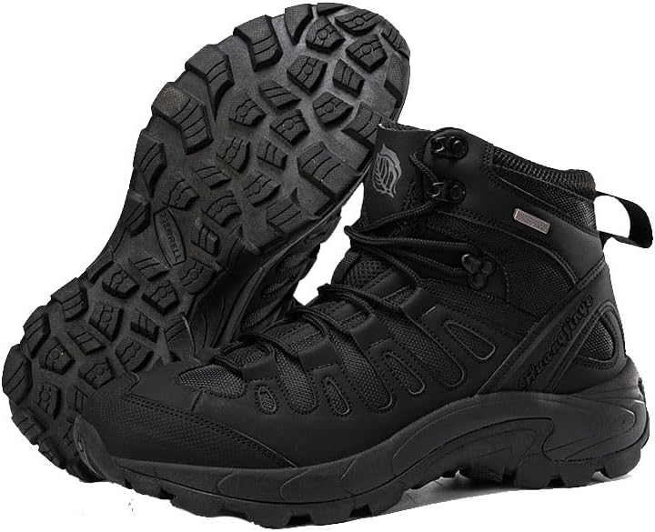 Мужские водонепроницаемые походные ботинки для улицы, средней высоты, легкие туристические и альпинистские обувь Odipon, черный
Мужские водонепроницаемые походные ботинки для улицы, средней высоты, легкие туристические и альпинистские обувь Odipon, черный