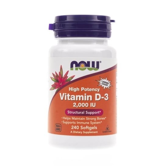 Now Foods, Витамин D3 2000 МЕ, 240 капсул
Now Foods, Витамин D3 2000 МЕ, 240 капсул