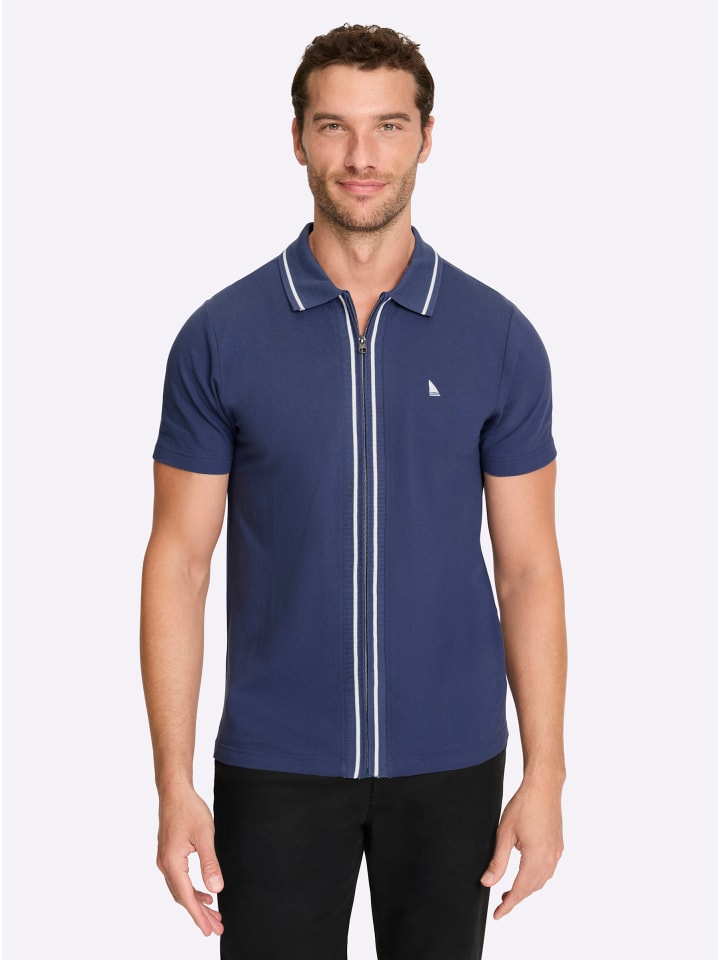 Рубашка с короткими рукавами дымчато-синего и белого цветов WITT WEIDEN
Рубашка с короткими рукавами дымчато-синего и белого цветов WITT WEIDEN