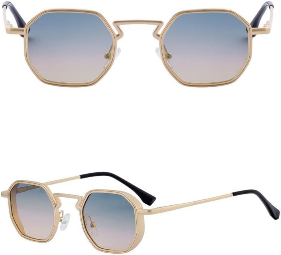 Солнцезащитные очки в стиле панк с металлическим оправой «Многоугольник» для мужчин, роскошные, винтажные, для активного отдыха, защита от УФ-излучения UV400 (C1) TVTBBVV, C1
Солнцезащитные очки в стиле панк с металлическим оправой «Многоугольник» для мужчин, роскошные, винтажные, для активного отдыха, защита от УФ-излучения UV400 (C1) TVTBBVV, C1