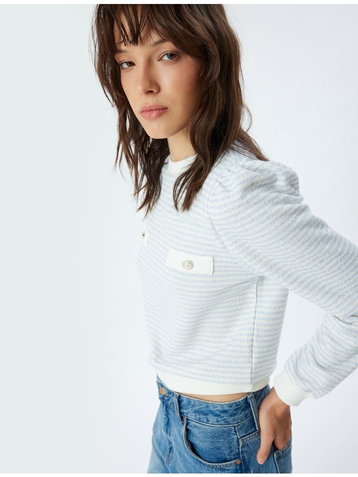 Толстовка KOTON, цвет blau gemustert 
Толстовка KOTON, цвет blau gemustert