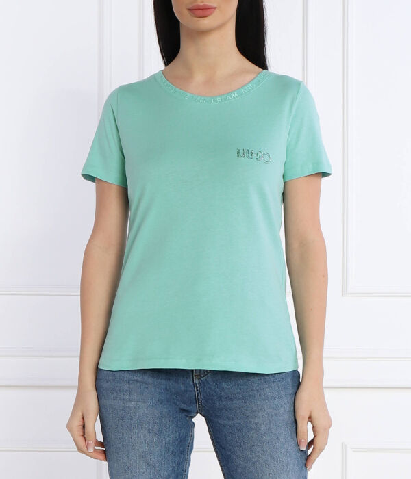 Футболка женская Liu Jo с круглым вырезом, бирюзовый
Футболка женская Liu Jo с круглым вырезом, бирюзовый