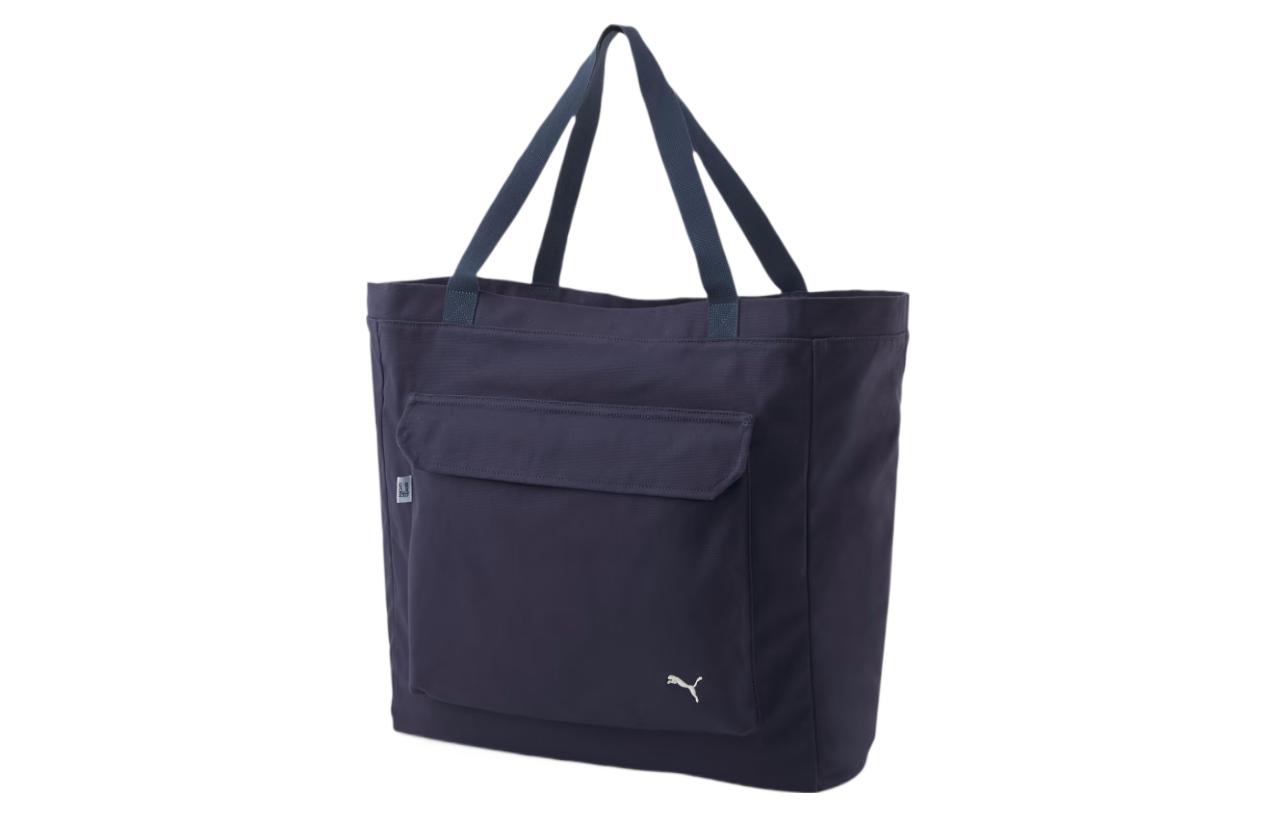 Хлопковая сумка-шоппер, большая унисекс, темная ночная PUMA
Хлопковая сумка-шоппер, большая унисекс, темная ночная PUMA