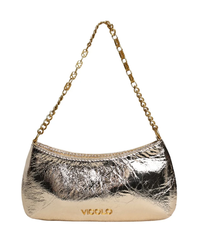 Металлическая сумка-полумесяц из искусственной кожи Vicolo, желтый
Металлическая сумка-полумесяц из искусственной кожи Vicolo, желтый