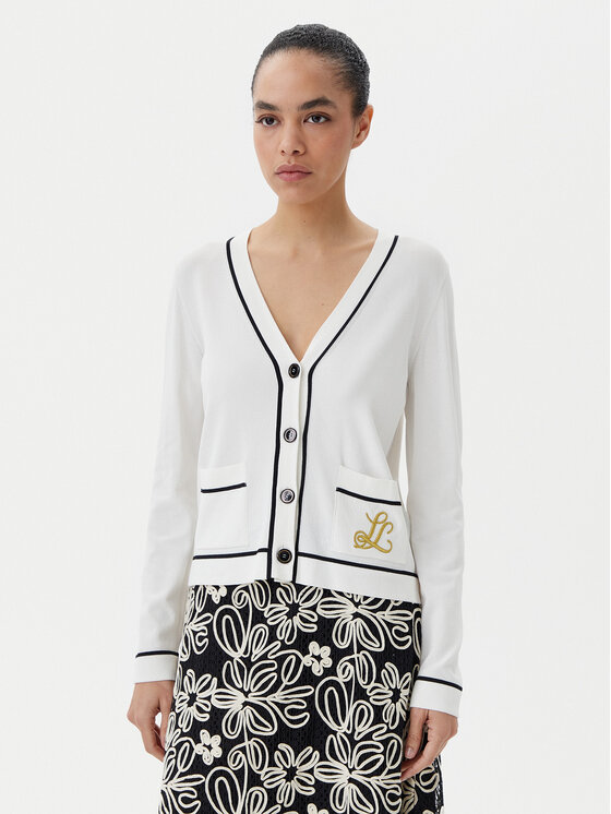 Кардиган обычного кроя Canaria 100003 Luisa Spagnoli, экрю 
Кардиган обычного кроя Canaria 100003 Luisa Spagnoli, экрю