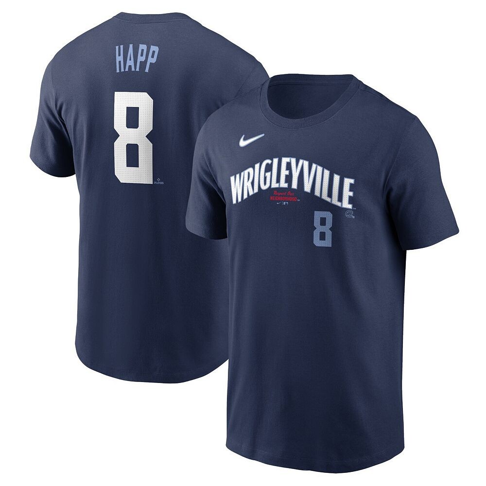 Мужская темно-синяя футболка Nike Ian Happ Chicago Cubs City Connect Fuse с именем и номером, цвет Cub Navy
Мужская темно-синяя футболка Nike Ian Happ Chicago Cubs City Connect Fuse с именем и номером, цвет Cub Navy