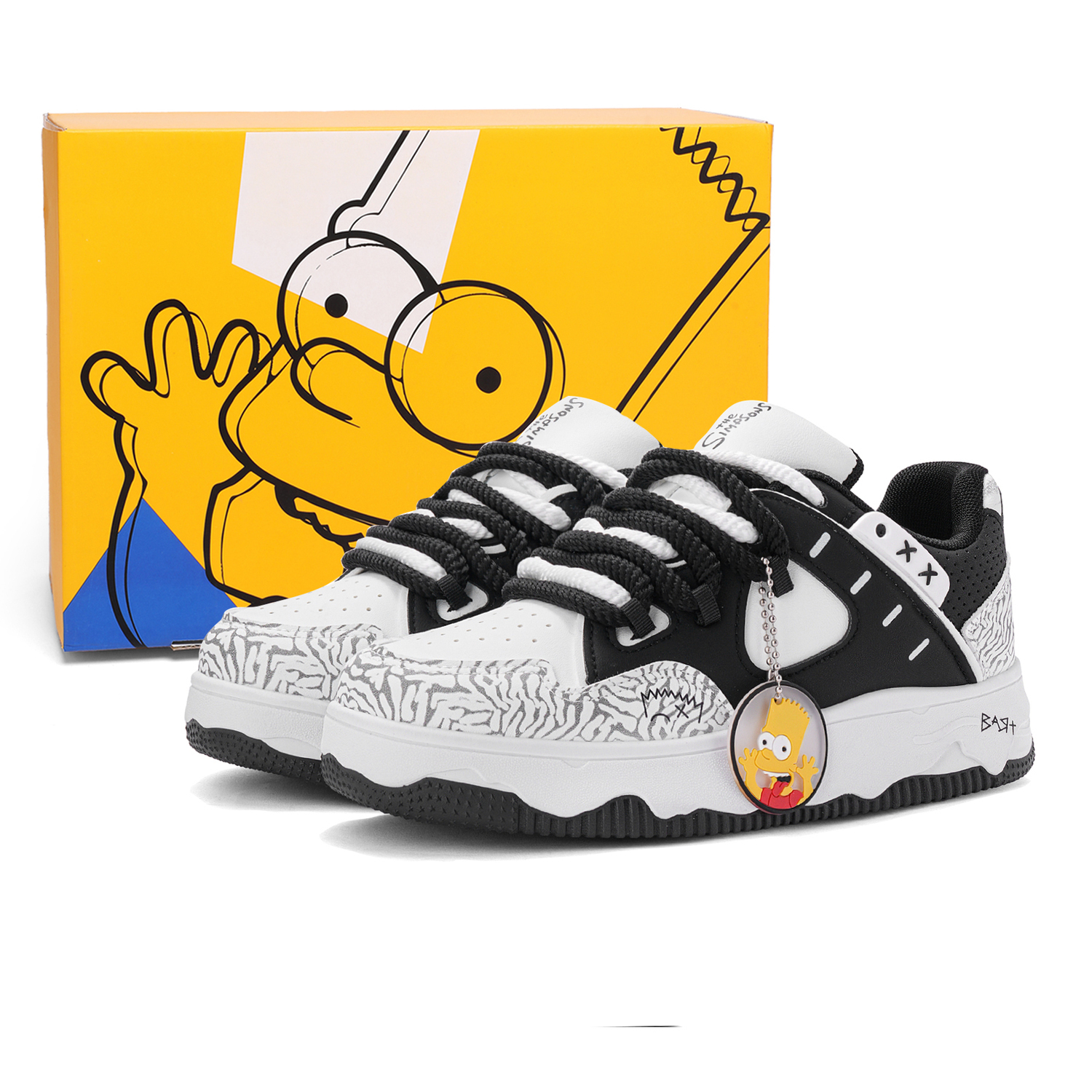 The Simpsons Кроссовки для скейтборда унисекс черные с амортизацией, защитой от истирания, легкие, увеличивающие рост, низкие, цвет Black
The Simpsons Кроссовки для скейтборда унисекс черные с амортизацией, защитой от истирания, легкие, увеличивающие рост, низкие, цвет Black