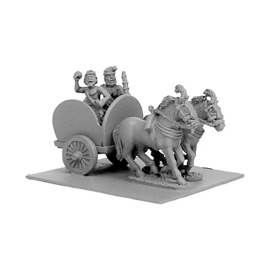 Индийская двухконная колесница с экипажем, Ancients - Indian (15mm) (Xyston Miniatures)
Индийская двухконная колесница с экипажем, Ancients - Indian (15mm) (Xyston Miniatures)