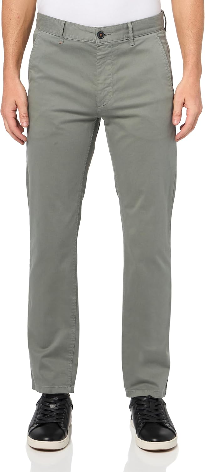 BOSS Мужские техно-твиловые брюки-чинос Slim Fit, Fossil Grey
BOSS Мужские техно-твиловые брюки-чинос Slim Fit, Fossil Grey