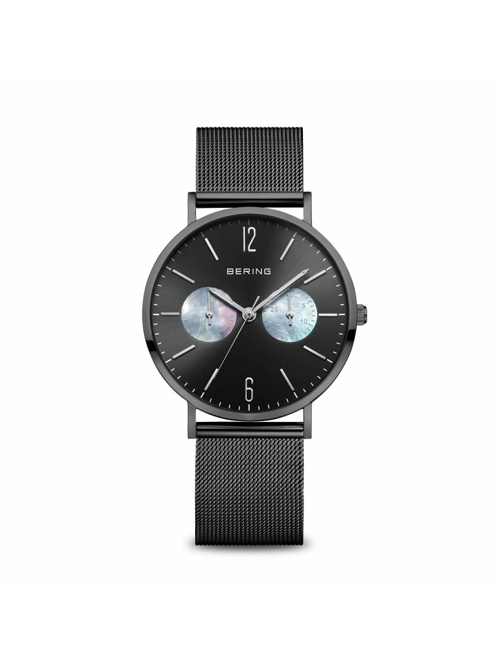 Bering Аналоговые женские часы черного цвета
Bering Аналоговые женские часы черного цвета