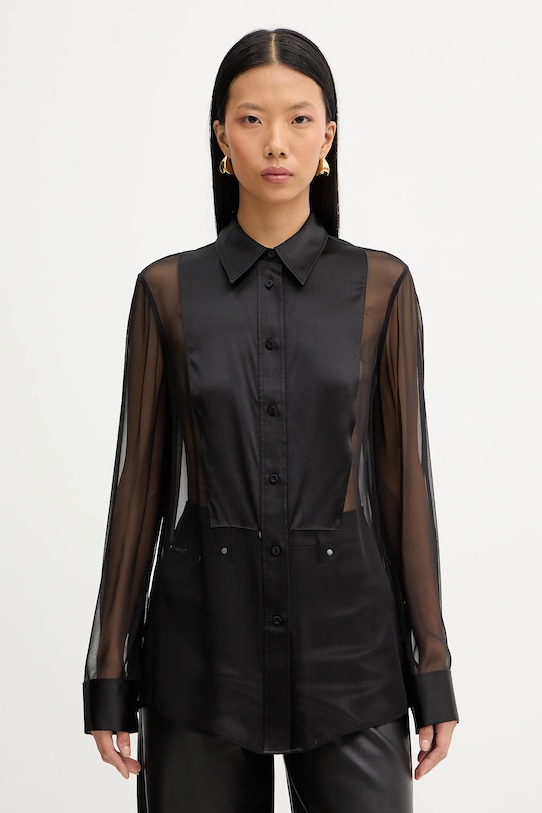 Шелковая рубашка Filippa K, черный
Шелковая рубашка Filippa K, черный