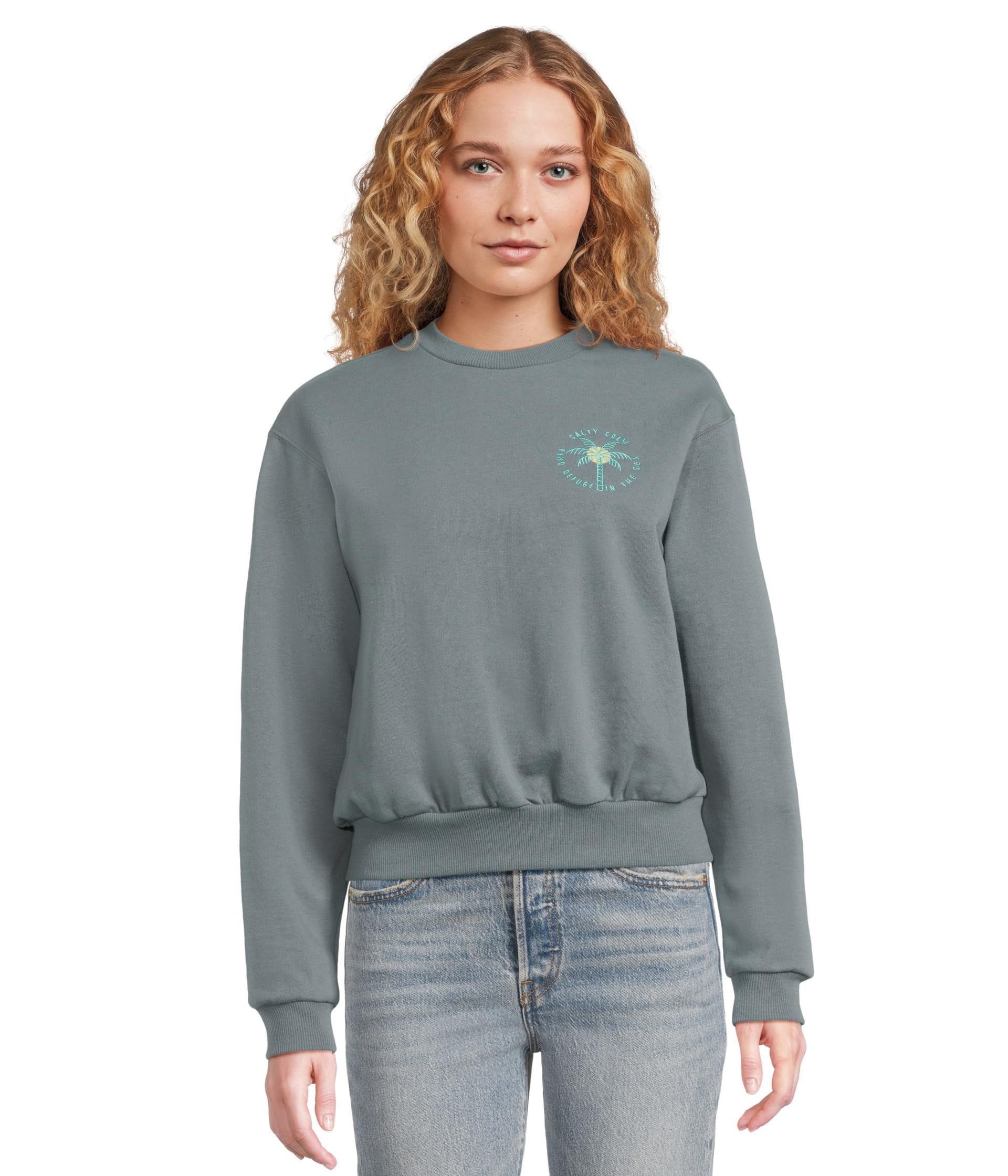 Толстовка Salty Crew Queen Palm Crew, Fin Blue
Толстовка Salty Crew Queen Palm Crew, Fin Blue