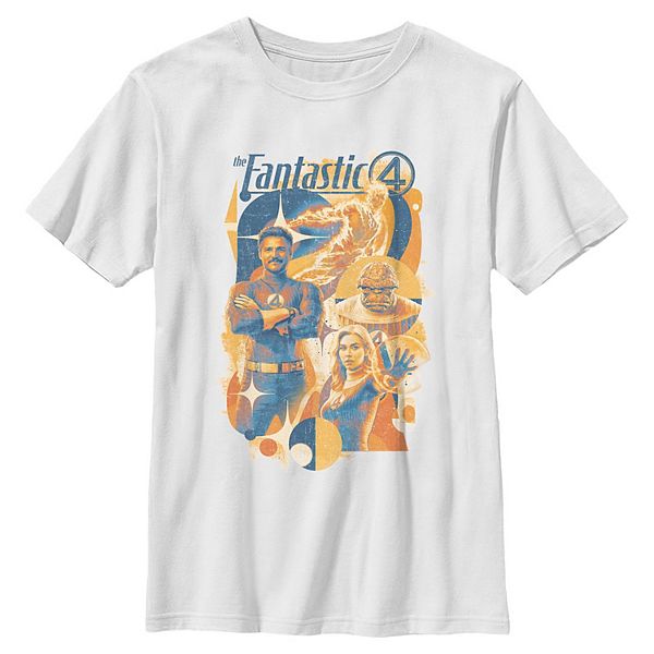 Футболка с принтом в стиле ретро Fantastic Four для мальчиков 6-20 Marvel
Футболка с принтом в стиле ретро Fantastic Four для мальчиков 6-20 Marvel