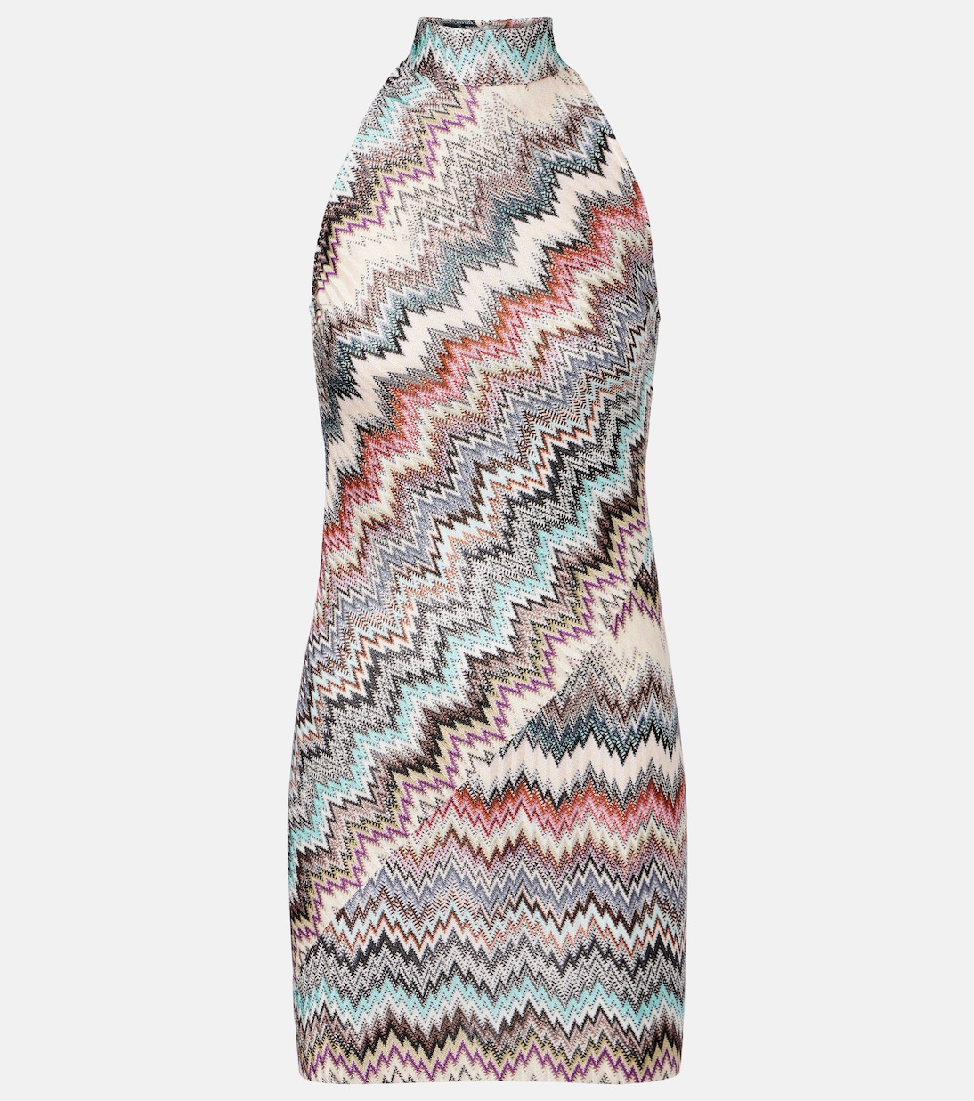Мини-платье с декором зигзаг из ламе Missoni, White, Light Blue And Brown
Мини-платье с декором зигзаг из ламе Missoni, White, Light Blue And Brown