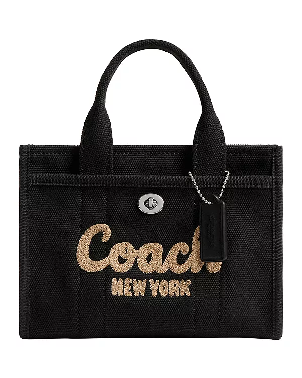 Миниатюрная холщовая сумка-шоппер в стиле карго Coach, черный
Миниатюрная холщовая сумка-шоппер в стиле карго Coach, черный