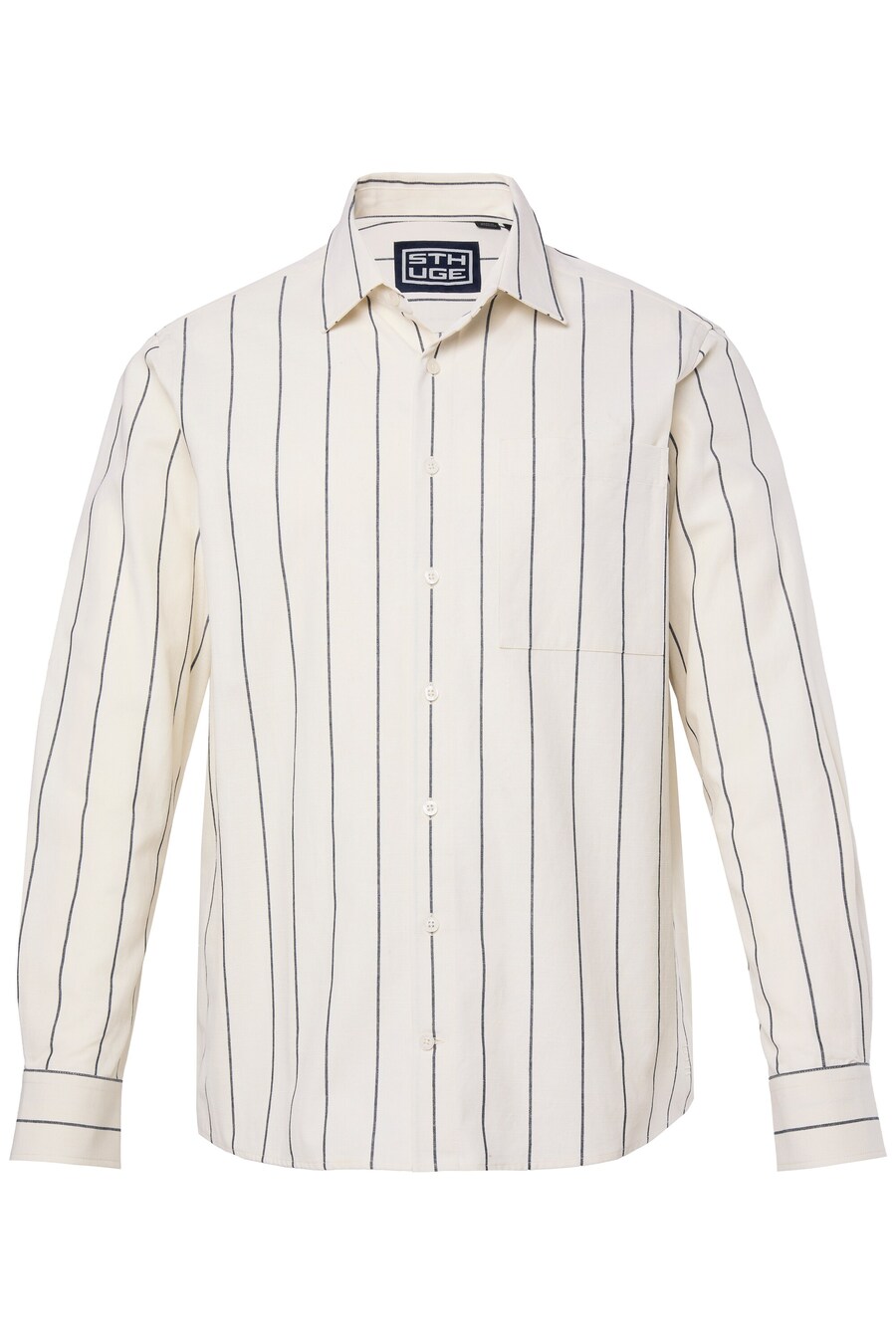 Рубашка Slim Fit на пуговицах STHUGE, Off white
Рубашка Slim Fit на пуговицах STHUGE, Off white