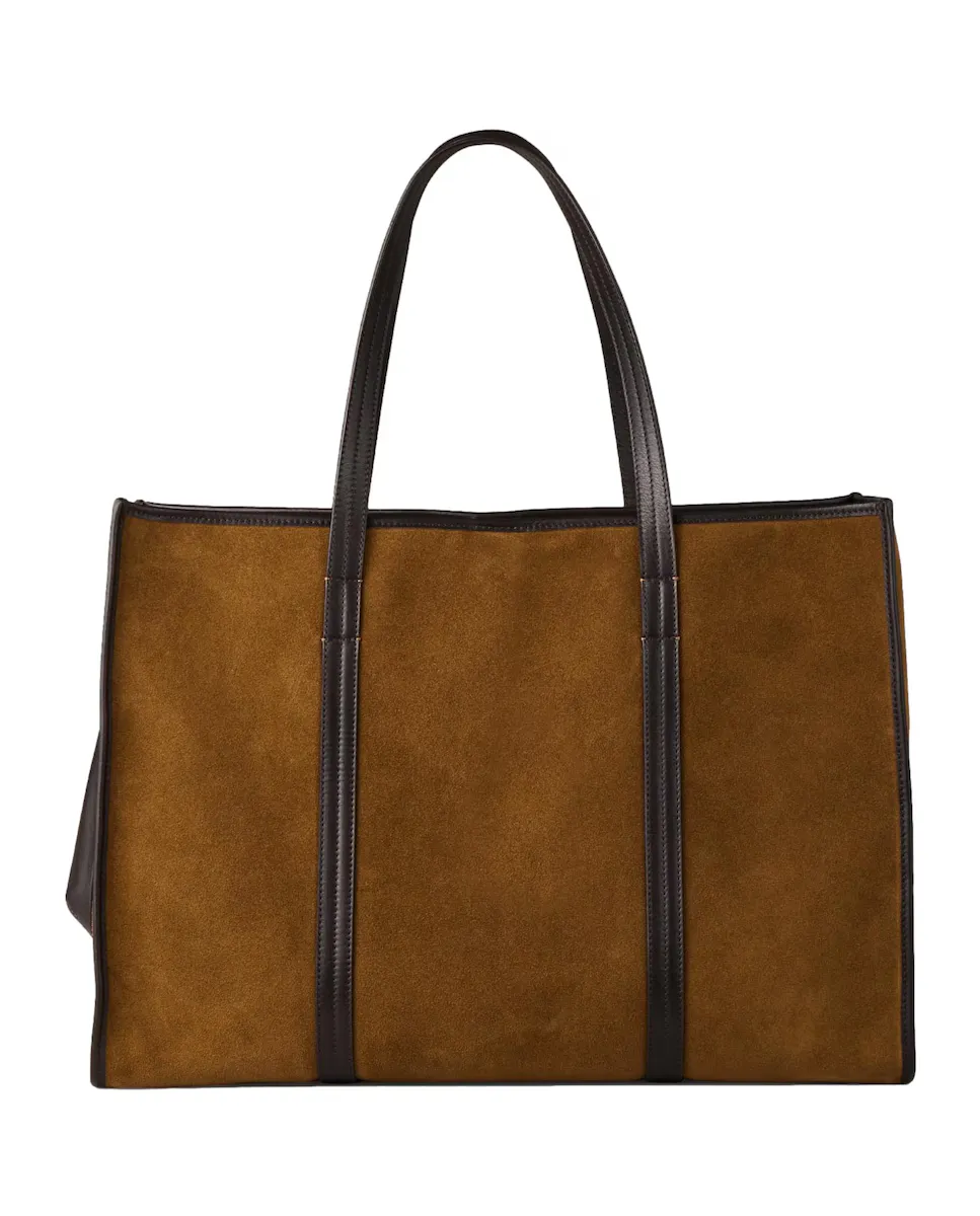 Замшевая большая сумка через плечо Sandro, цвет Camel 
Замшевая большая сумка через плечо Sandro, цвет Camel