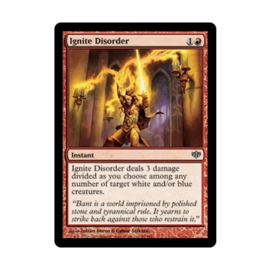 CCG Возгорание беспорядка (U) (фольга), MTG - Conflux
CCG Возгорание беспорядка (U) (фольга), MTG - Conflux