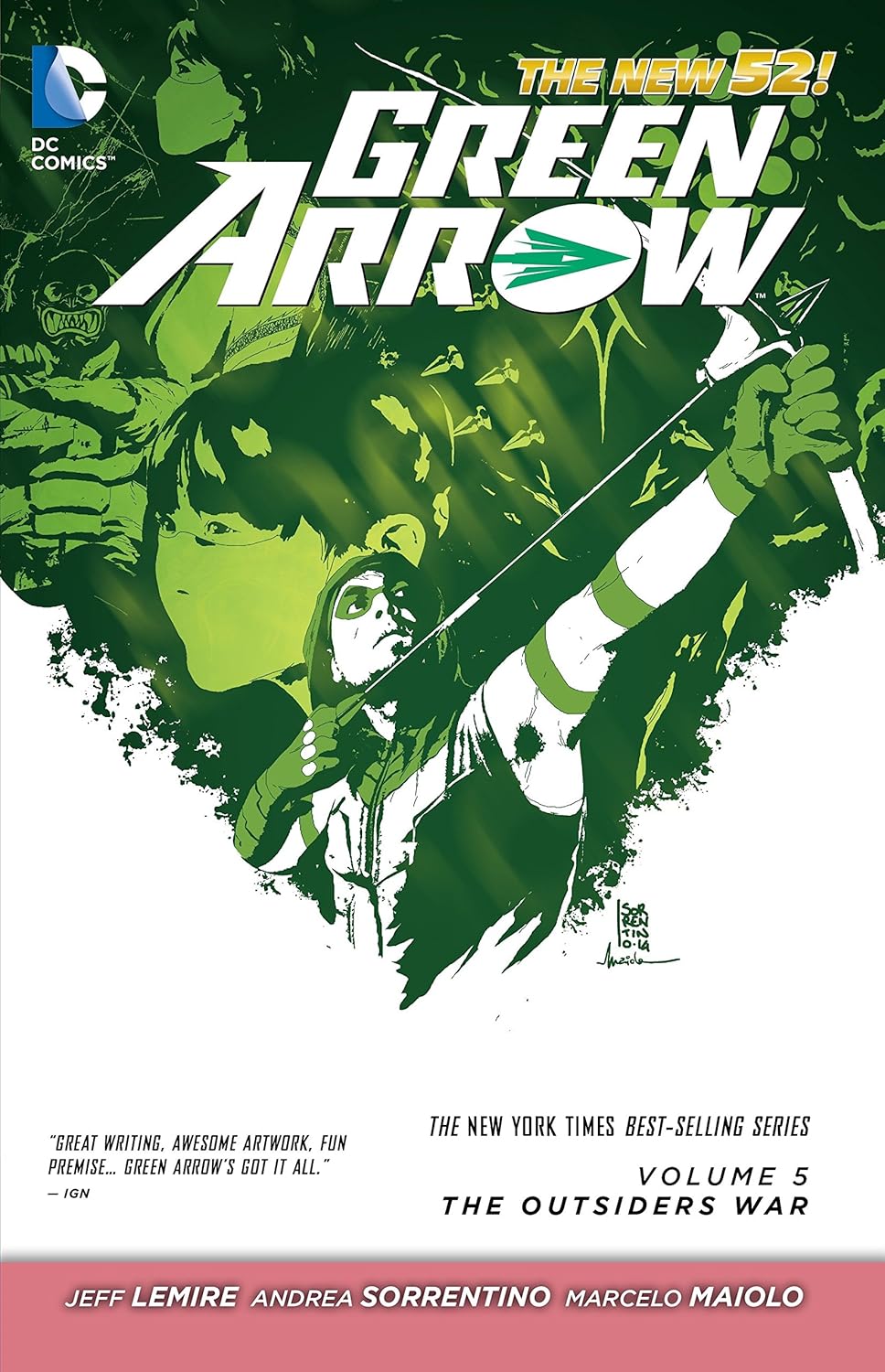 Green Arrow Vol. 5: The Outsiders War (The New 52) (DC Comics)
Green Arrow Vol. 5: The Outsiders War (The New 52) (DC Comics)