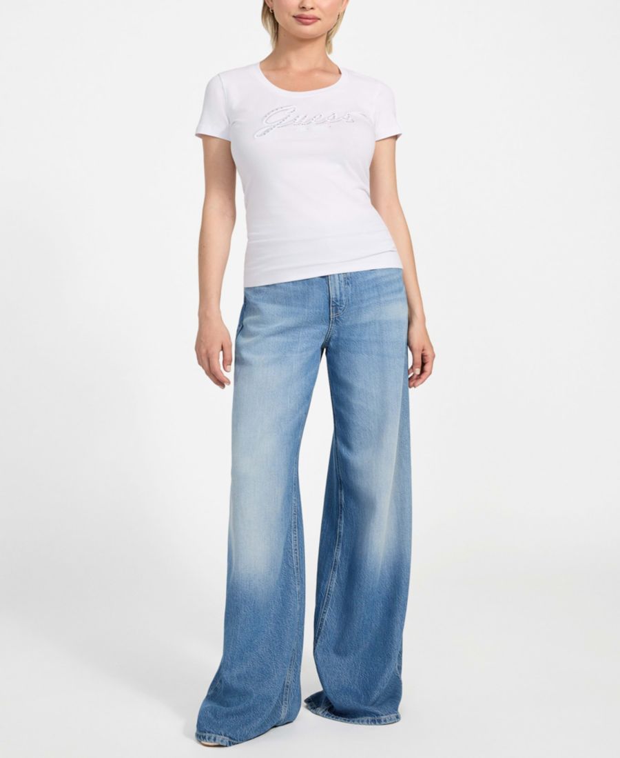 Женская футболка с вышитым логотипом и стразами GUESS, Pure White, Белый, Женская футболка с вышитым логотипом и стразами GUESS, Pure White
Женская футболка с вышитым логотипом и стразами GUESS, Pure White, Белый, Женская футболка с вышитым логотипом и стразами GUESS, Pure White