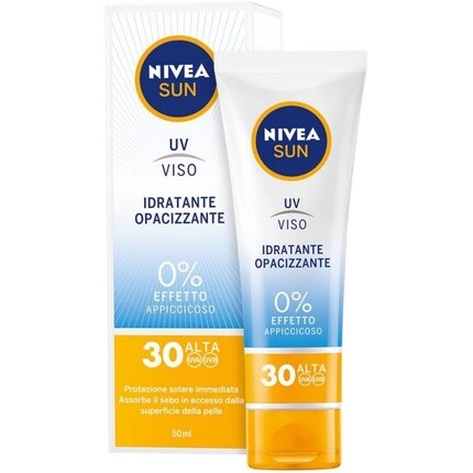 Sun UV Face High Protection Spf30 Shine Control 50мл, Nivea
Sun UV Face High Protection Spf30 Shine Control 50мл, Nivea