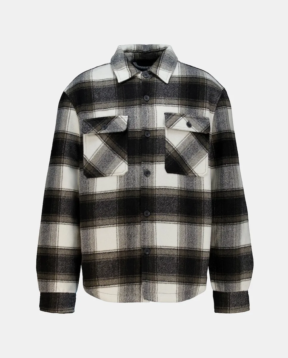 Мужская рубашка-овершейт в клетку с утепленной подкладкой из искусственного овчины Green Coast, черный
Мужская рубашка-овершейт в клетку с утепленной подкладкой из искусственного овчины Green Coast, черный