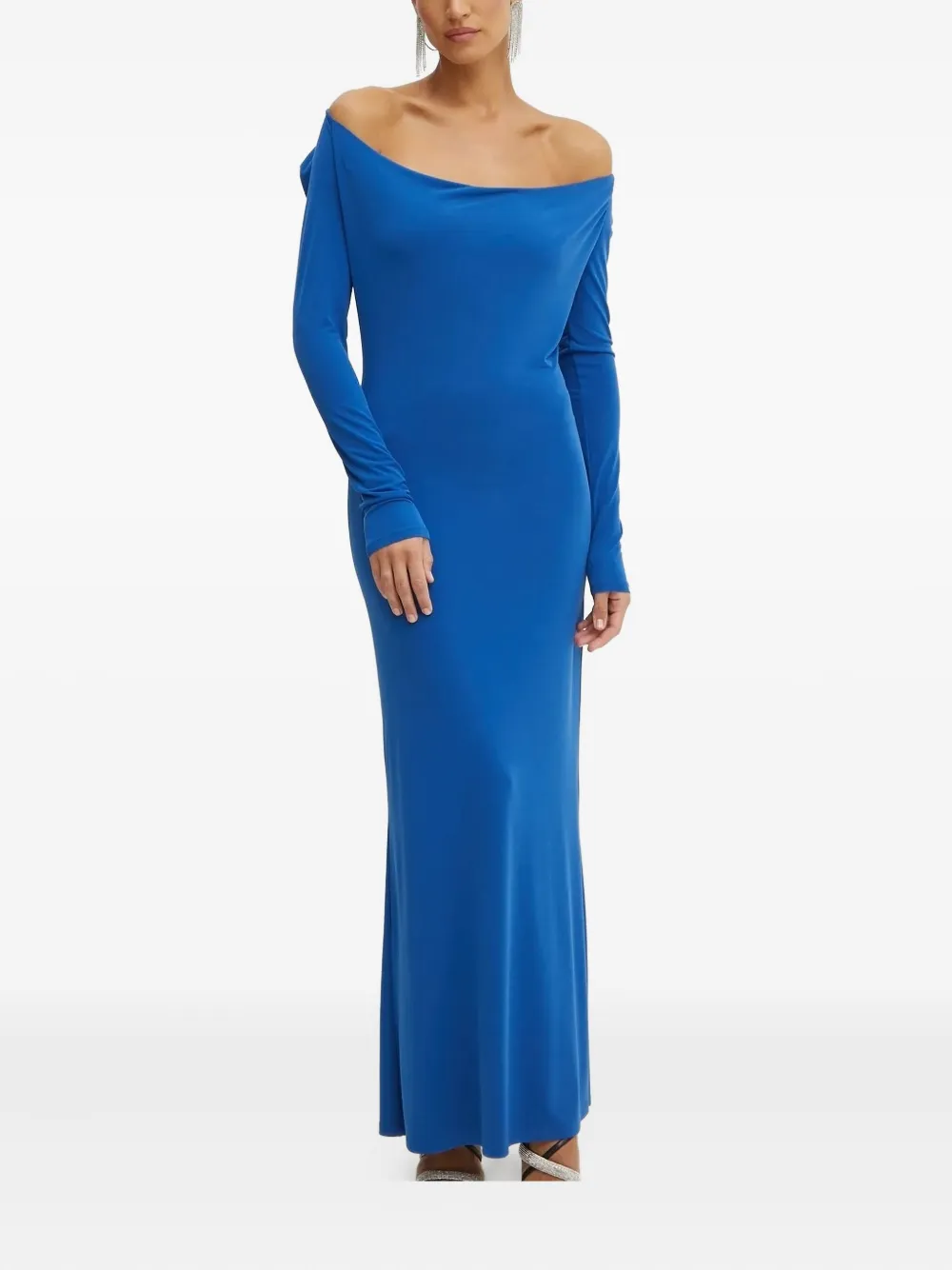 Платье макси с воротником-хомутом Patrizia Pepe, синий
Платье макси с воротником-хомутом Patrizia Pepe, синий