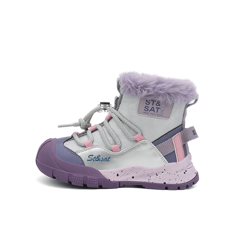 Детские утепленные ботинки для начальной школы ST&SAT, фиолетовый/серебряный
Детские утепленные ботинки для начальной школы ST&SAT, фиолетовый/серебряный