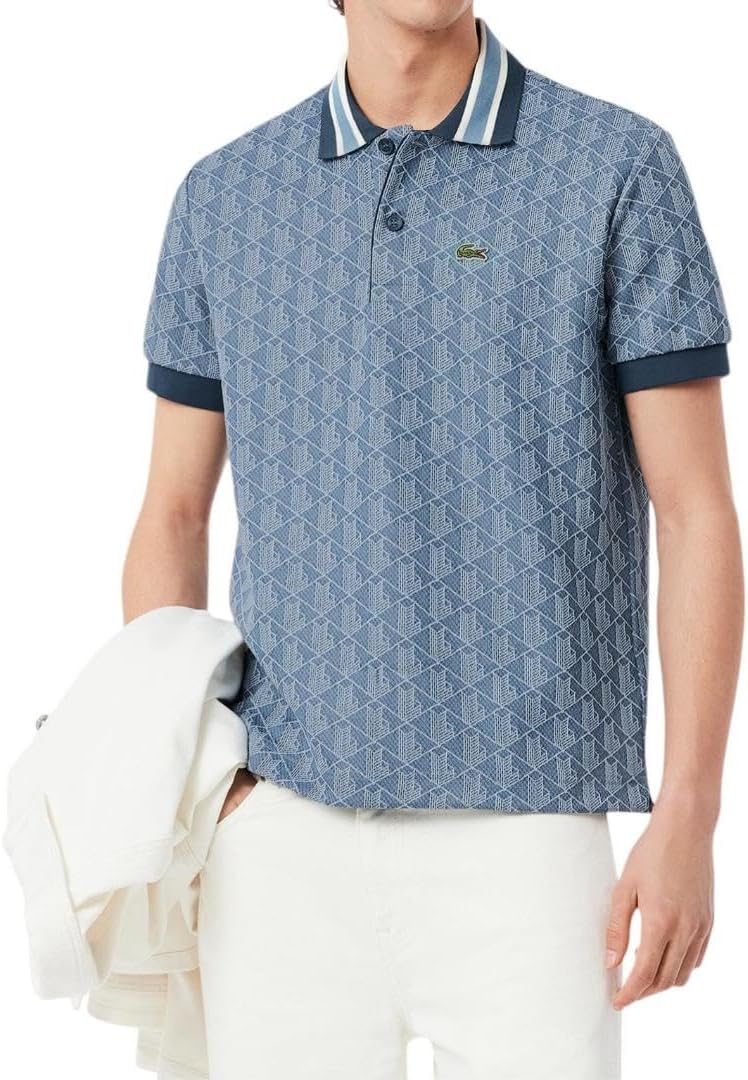 Lacoste мужская сезонная короткая рукав классический крой монограмм поло, Dark Navy Blue/Overview Blue, Синий, Lacoste мужская сезонная короткая рукав классический крой монограмм поло, Dark Navy Blue/Overview Blue
Lacoste мужская сезонная короткая рукав классический крой монограмм поло, Dark Navy Blue/Overview Blue, Синий, Lacoste мужская сезонная короткая рукав классический крой монограмм поло, Dark Navy Blue/Overview Blue