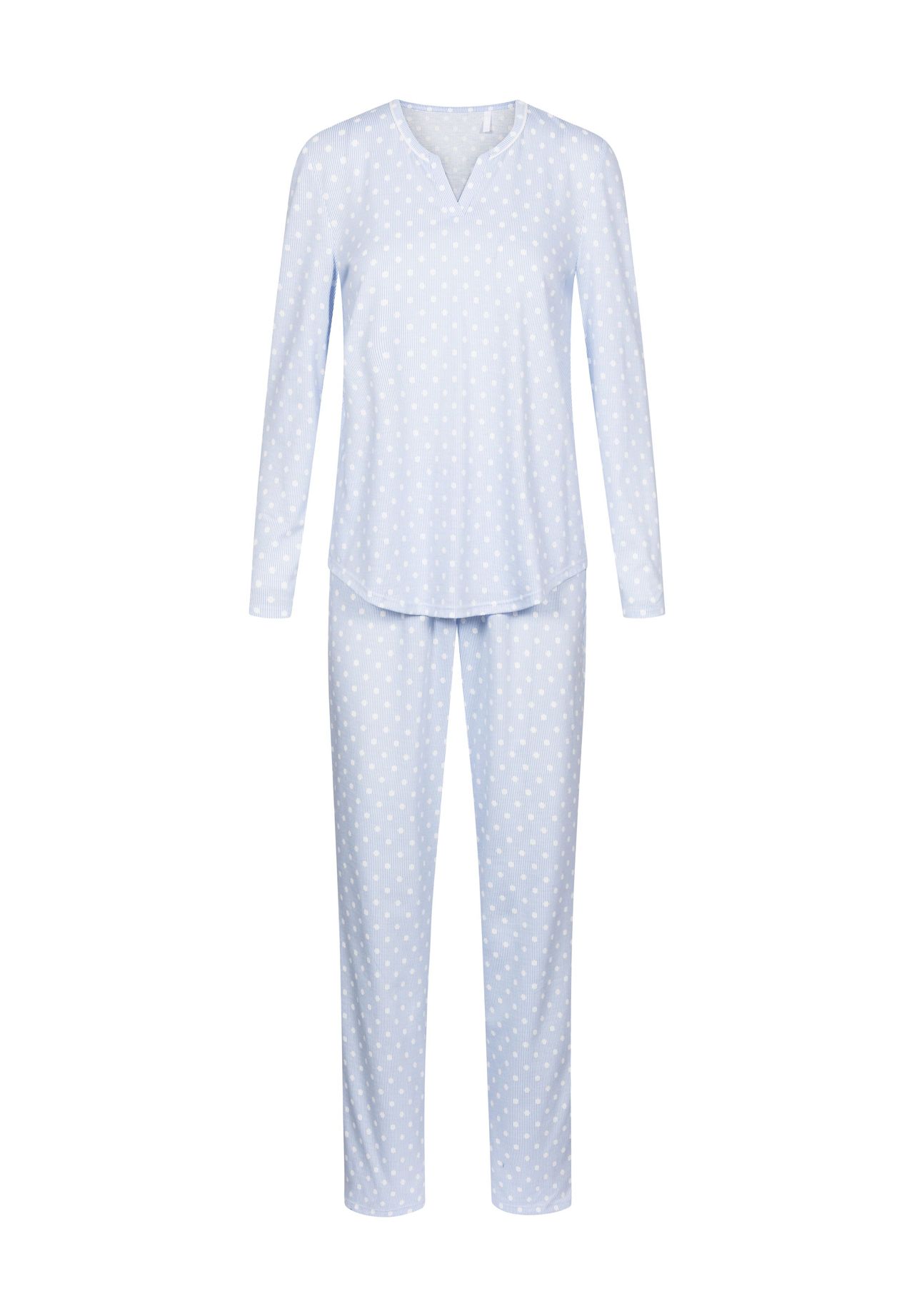 Хлопковые женские пижамы с разрезом на шее RÖSCH, цвет 16361 Skyblue
Хлопковые женские пижамы с разрезом на шее RÖSCH, цвет 16361 Skyblue