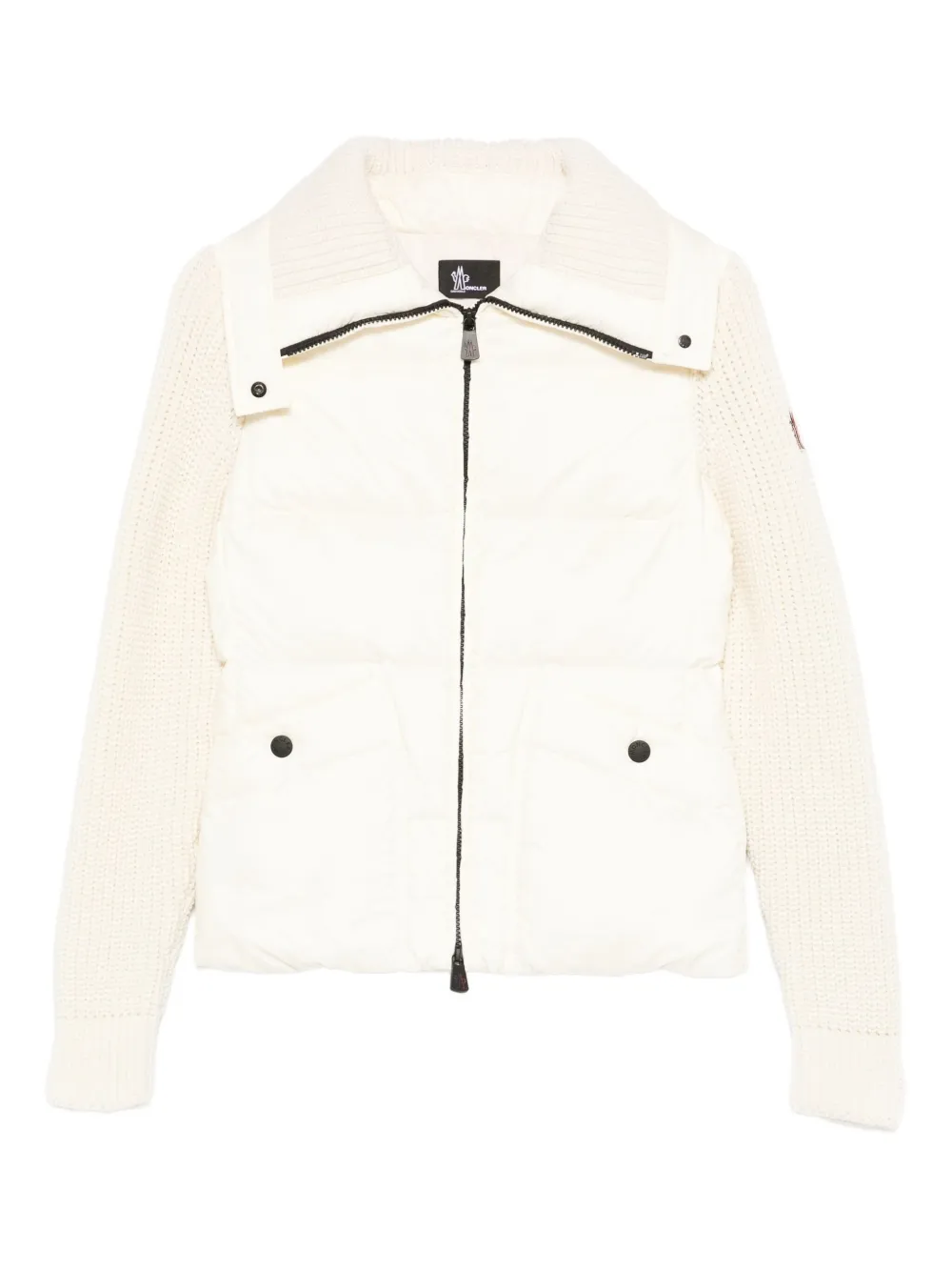 Пуховик на молнии Moncler Grenoble, белый
Пуховик на молнии Moncler Grenoble, белый