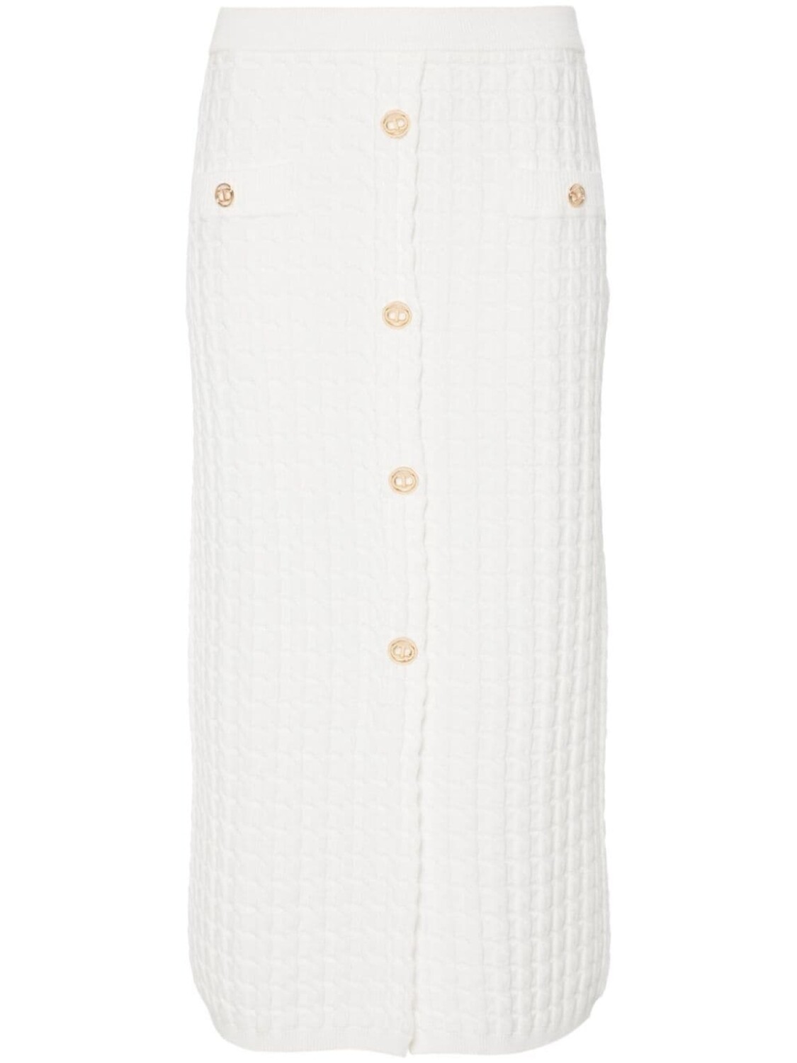 TWINSET юбка миди фактурной вязки, белый
TWINSET юбка миди фактурной вязки, белый