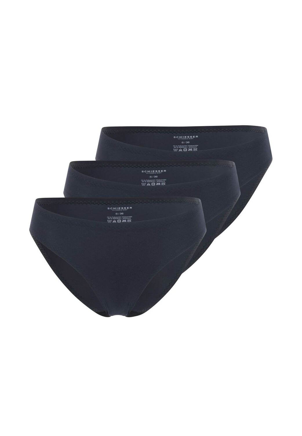 Трусы Rio, набор из 3 невидимых мягких трусов SCHIESSER, черный
Трусы Rio, набор из 3 невидимых мягких трусов SCHIESSER, черный