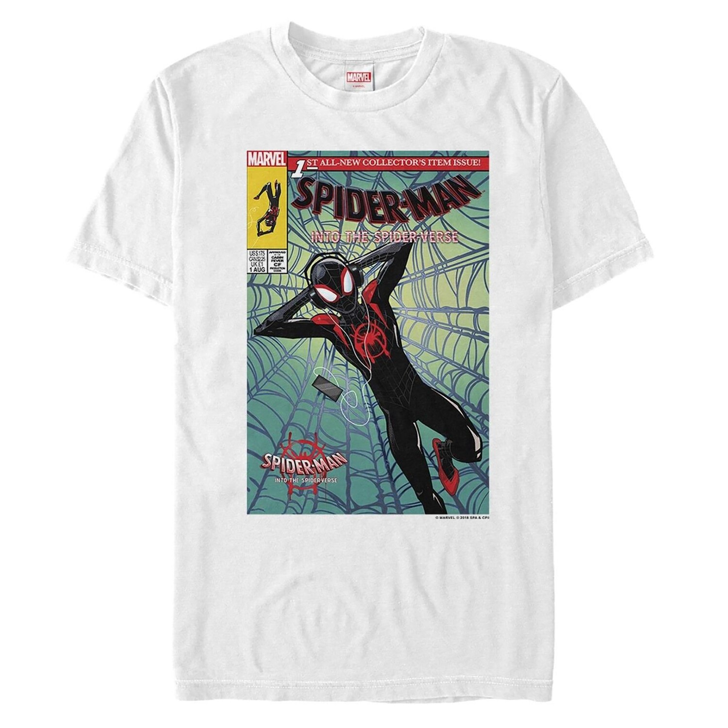 Мужская футболка Spider-Verse Ultimate Spider-Man Morales Music Time Licensed Character, Серый, Мужская футболка Spider-Verse Ultimate Spider-Man Morales Music Time Licensed Character
Мужская футболка Spider-Verse Ultimate Spider-Man Morales Music Time Licensed Character, Серый, Мужская футболка Spider-Verse Ultimate Spider-Man Morales Music Time Licensed Character