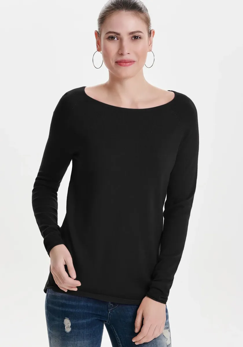 Only длинный свитер "ONLMILA LACY L/S LONG PULLOVER KNT NOOS", с широким круглым вырезом, черный
Only длинный свитер "ONLMILA LACY L/S LONG PULLOVER KNT NOOS", с широким круглым вырезом, черный
