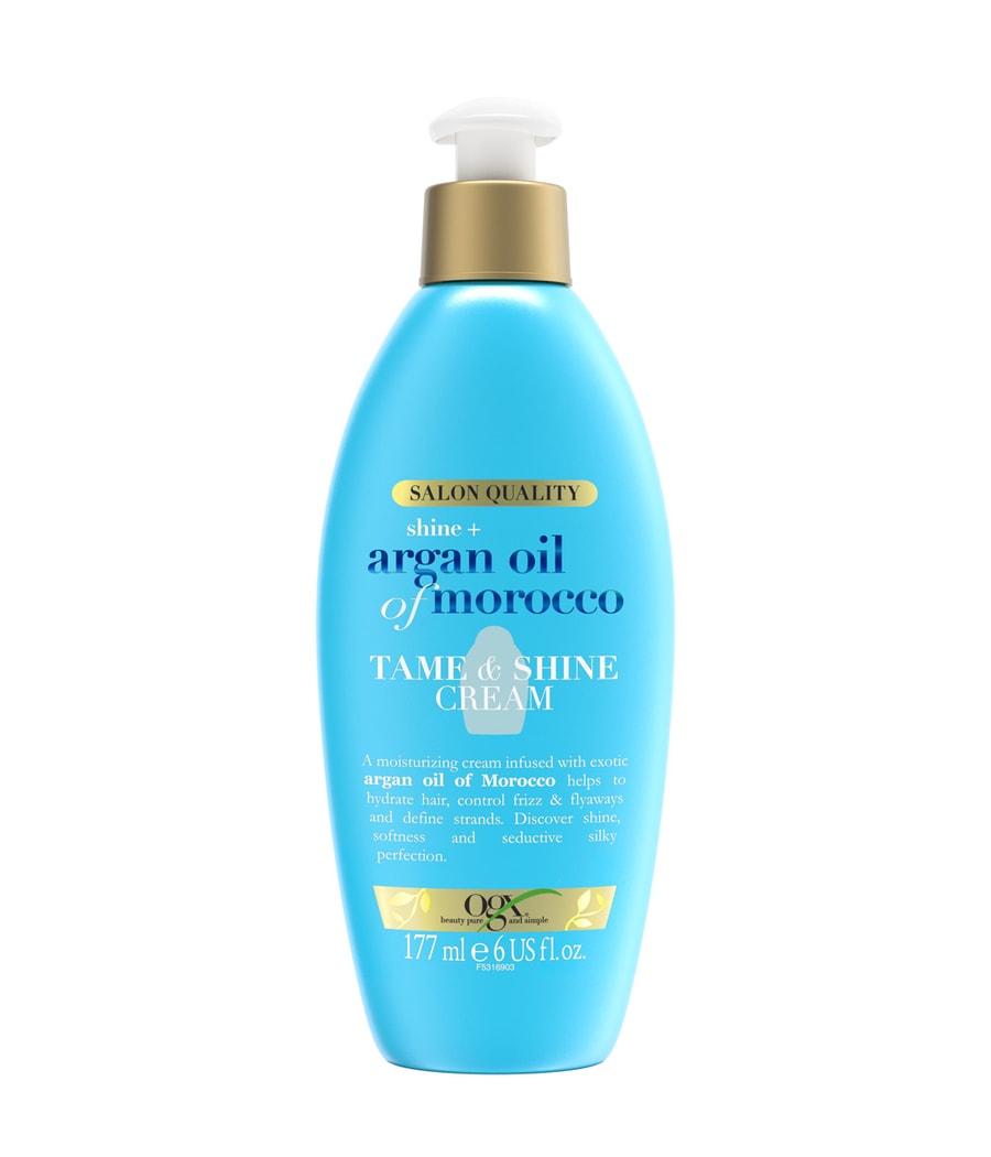 Крем для волос Ogx Argan Oil of Morocco Tame & Shine Cream, 177 ml
Крем для волос Ogx Argan Oil of Morocco Tame & Shine Cream, 177 ml